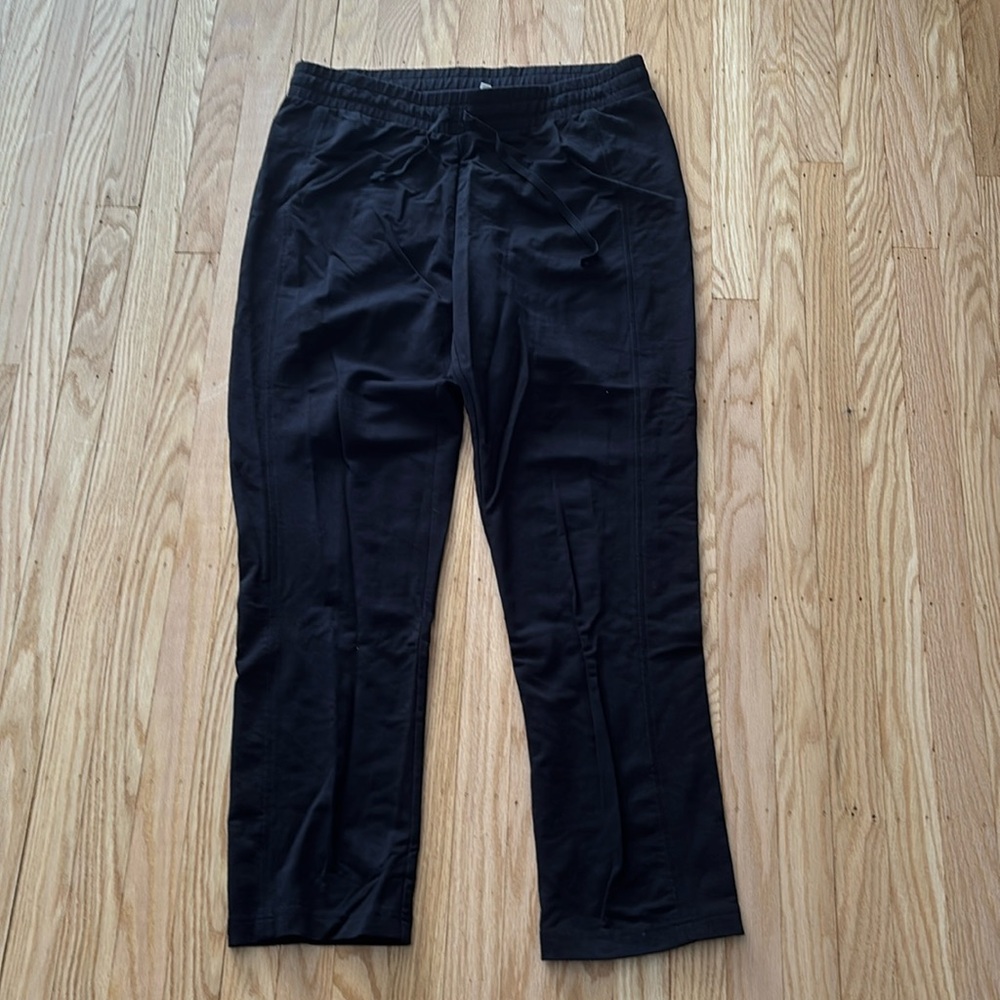 TALBOTS Size 1X Black Sweatpants/Casual Pants with front